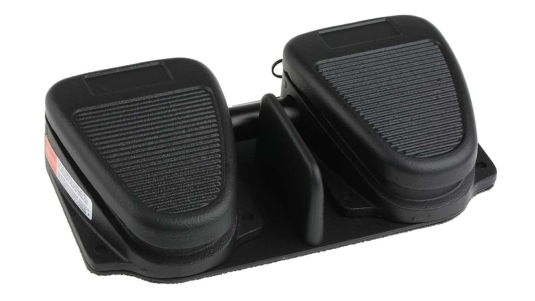 RS PRO Støbejern Clipper fodkontakt, Mellemsvær brug, Momentan, 1-polet skifte