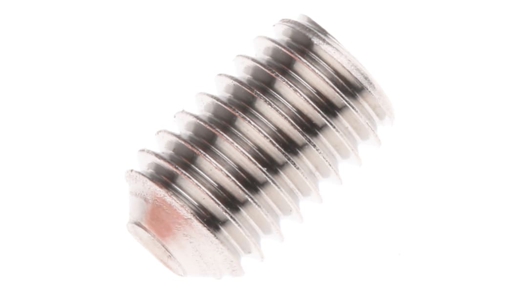 Tornillo prisionero Plano Acero Inoxidable Juego de vasos hexagonales M5 x 8mm Tornillo prisionero