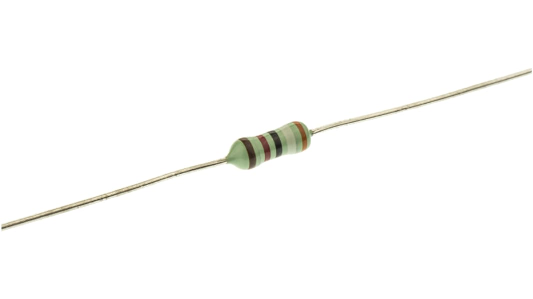 TE Connectivity 39kΩ Metal Film Resistor 0.6W ±1% LR1F39K