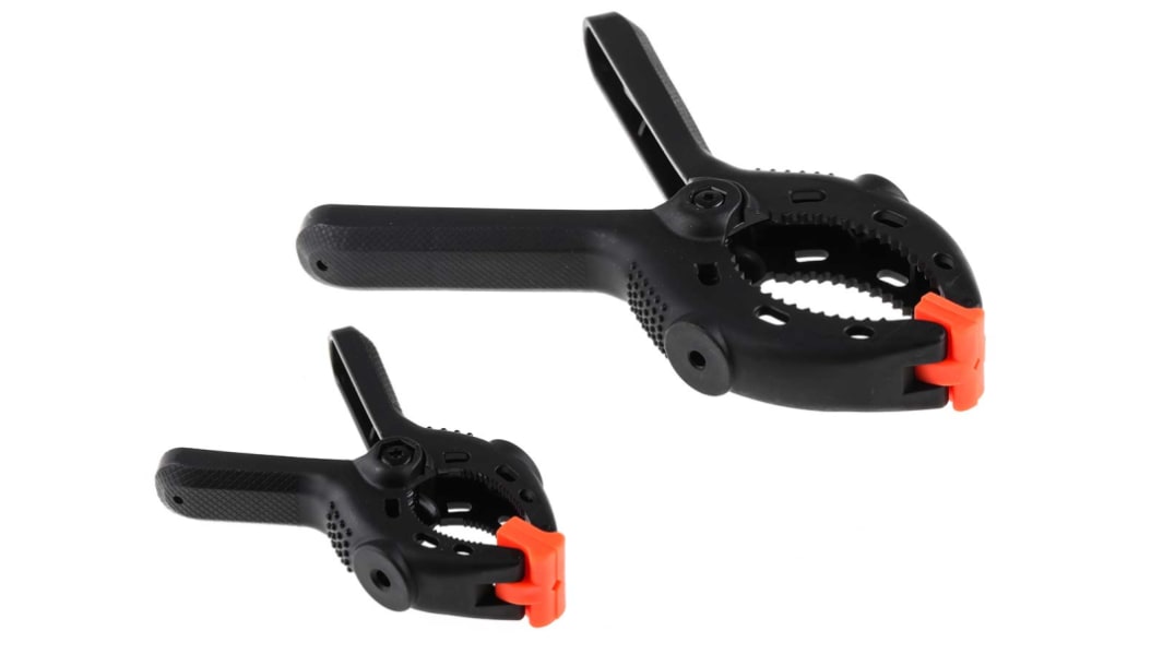 RS PRO Spannzwinge, Federklemme, 88mm x 70mm