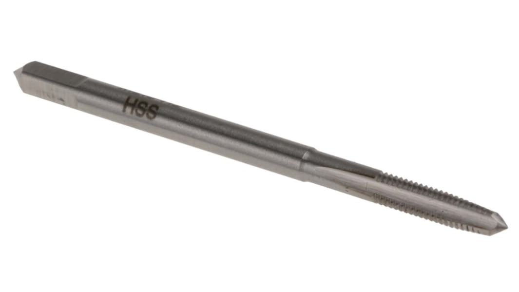 RS PRO Threading Tap, M2.5 Thread, 0.45mm Pitch, Metric Standard, Hand Tap