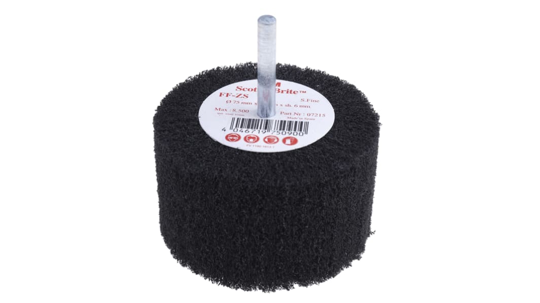 3M Nylon Circular Abrasive Brush, 75mm Diameter