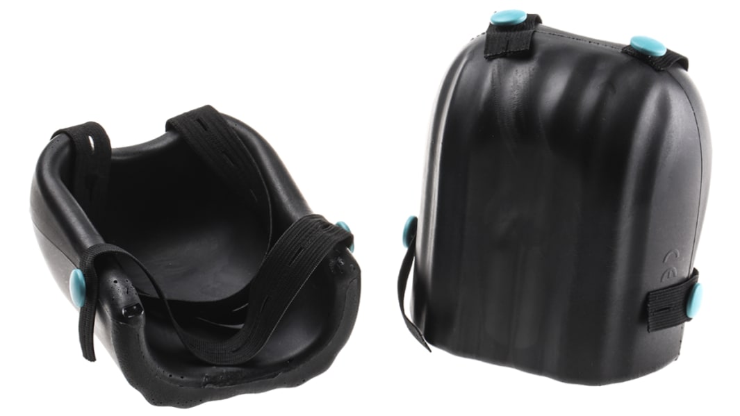 RS PRO ニーパッド 調節可能なストラップ ポリウレタン (PU) Black