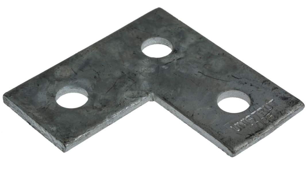 Steel L Shape Bracket 3 Hole, 14.3mm Holes, 88.9 x 88.9mm