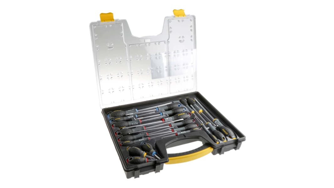 Stanley Tools Phillips; Pozidriv; Slotted Screwdriver Set, 20-Piece