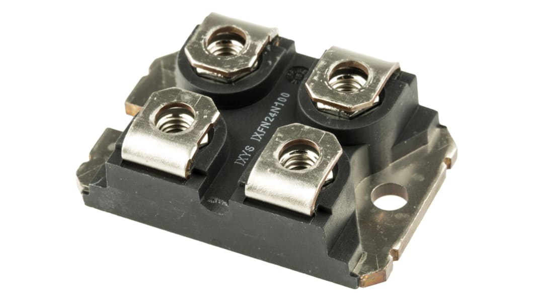 IXYS MOSFET, Nチャンネル, 24 A, スクリュー マウント, 4 ピン, IXFN24N100