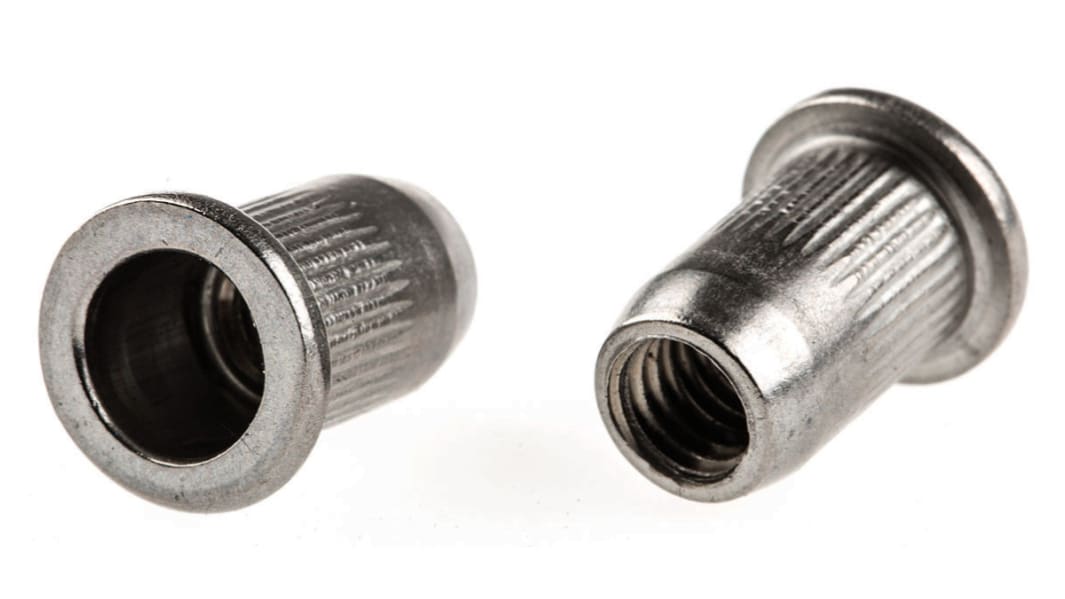 Böllhoff Plain, M6 Stainless Steel Threaded Insert, 12mm diameter 9mm Depth 13.3mm