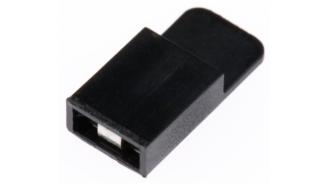 Amphenol FCI Jumper Female Straight Black Closed Top, Handle Pull 2.54mm Pitch
