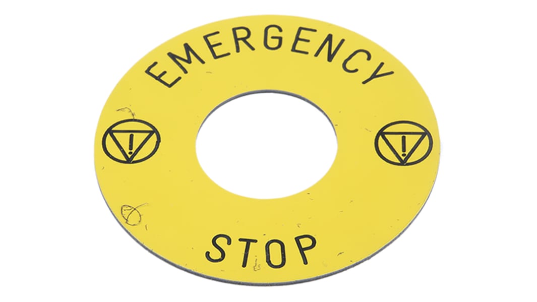 Schneider Electric Legend for Use with XB6 Series, Emergency Stop