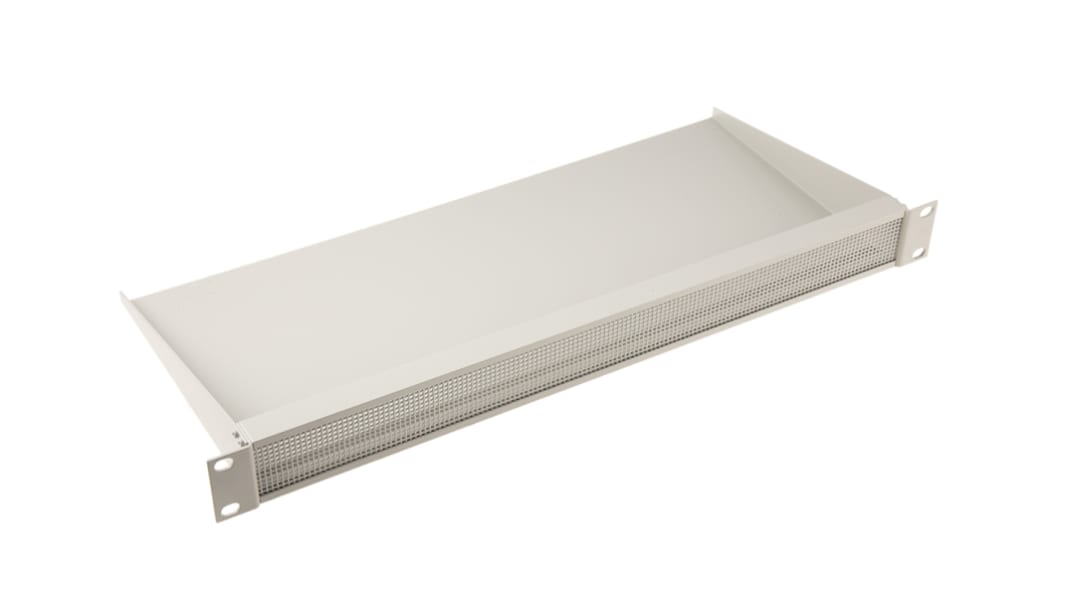 Grille de ventilation 1U RS PRO, 483 mm x 207 mm x 1 U