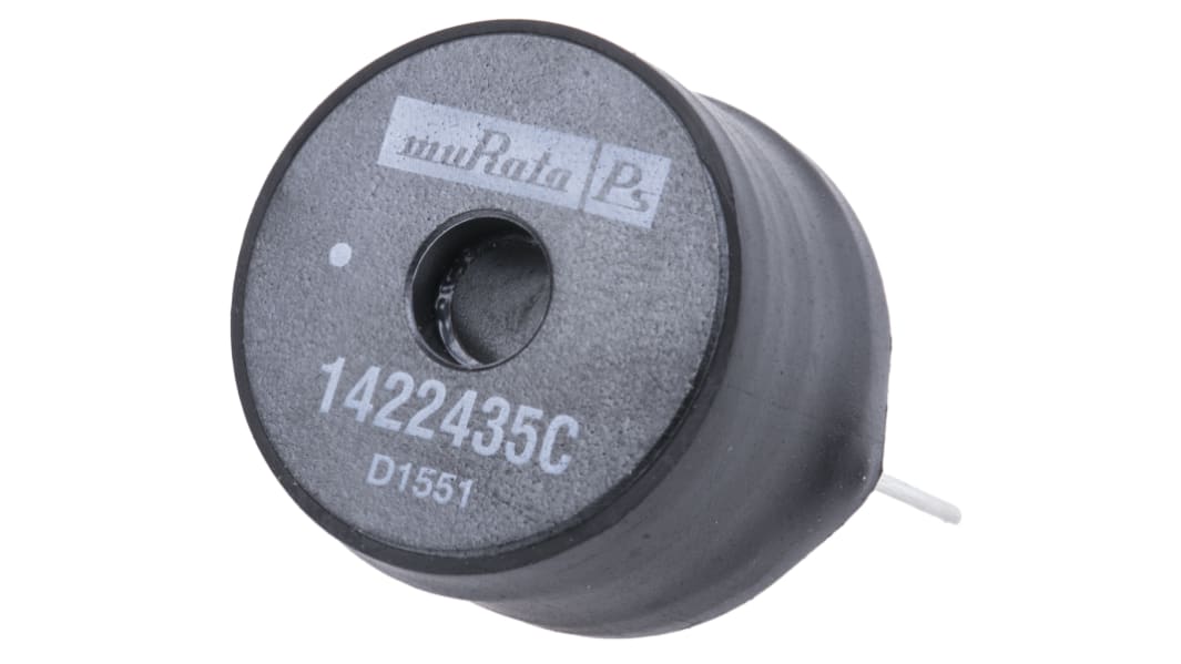 Induttore bobina Murata, 220 μH, 3.5A, Radiale, 24.4 (Dia.) x 15.5mm