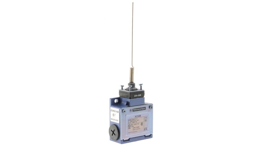 Telemecanique Sensors OsiSense XC Series Coil Spring Limit Switch, NO/NC, IP66, DP, Zinc Alloy Housing, 240V ac Max,
