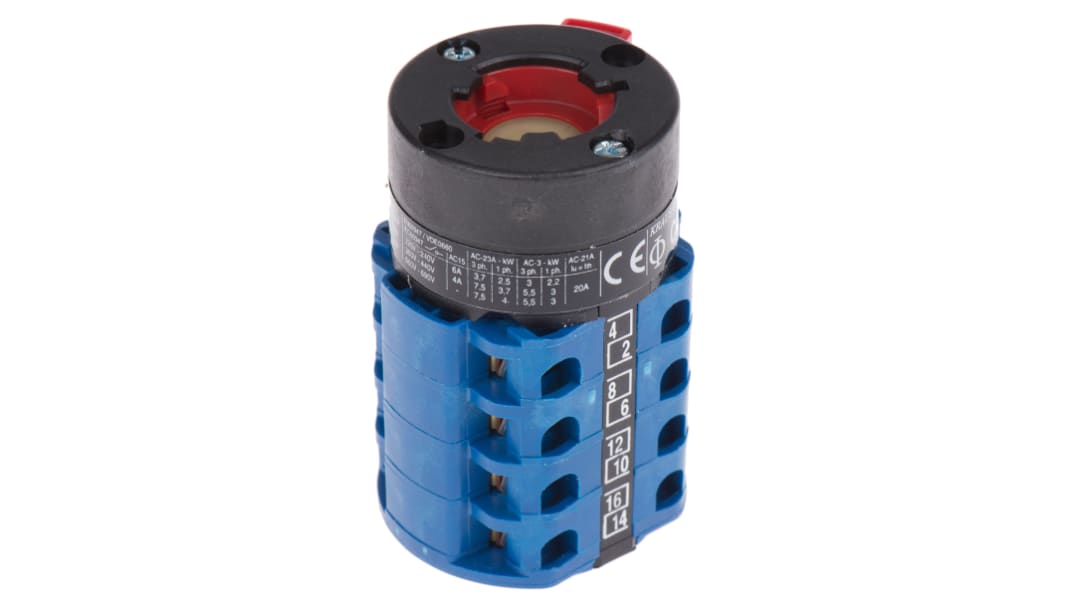 Kraus & Naimer Double Throw Cam Switch, 20A