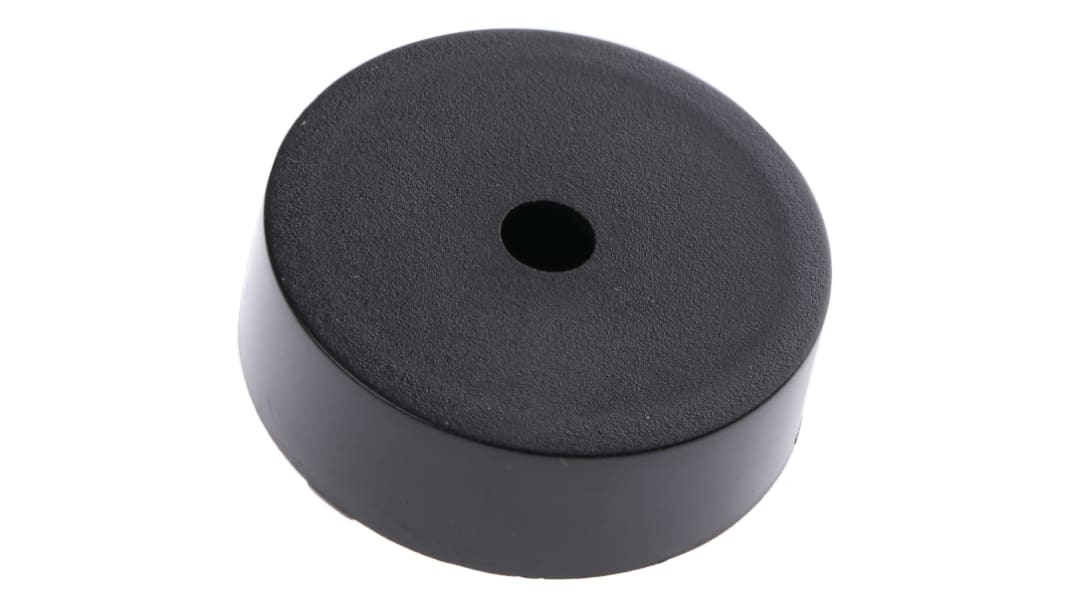 RS PRO 90dB Through Hole Continuous External Piezo Buzzer, 30 (Dia.) x 10mm, 30V ac Max