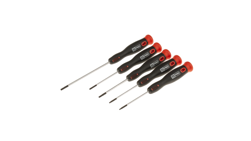 RS PRO Torx Precision Screwdriver Set, 5-Piece