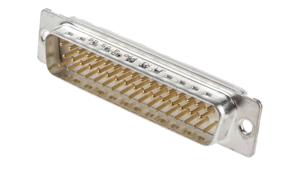 Amphenol Communications Solutions D-subコネクタ, 50極, オス, パネルマウント, DD50P064TXLF