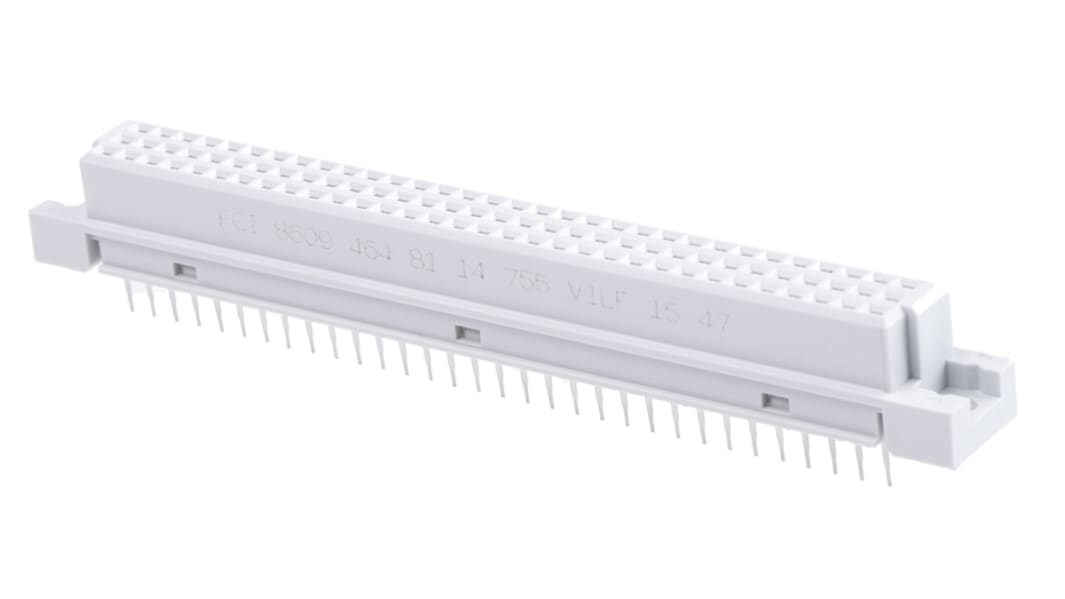 Amphenol Communications Solutions 64 Way 2.54mm Pitch, Type C Class C2, 2 Row, Straight DIN 41612 Connector, Socket