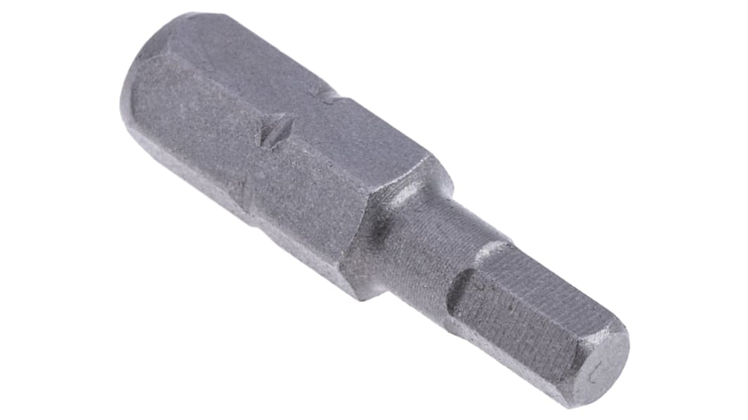 RS PRO Sechskant 4 Schraubbit, Schraubeinsatz CrV-Stahl