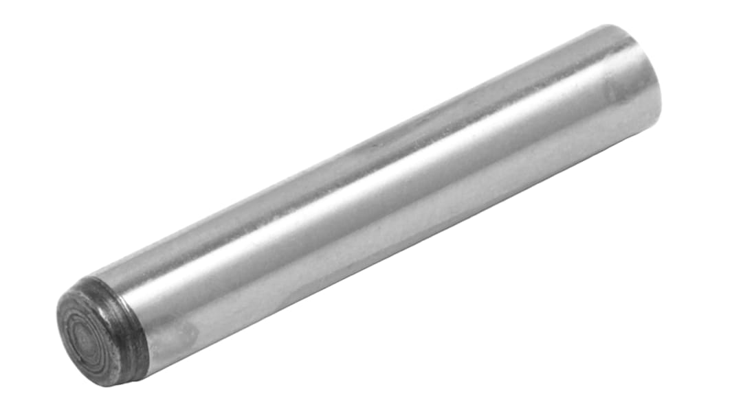 4mm Diameter Plain Steel Parallel Dowel Pin 24mm Long