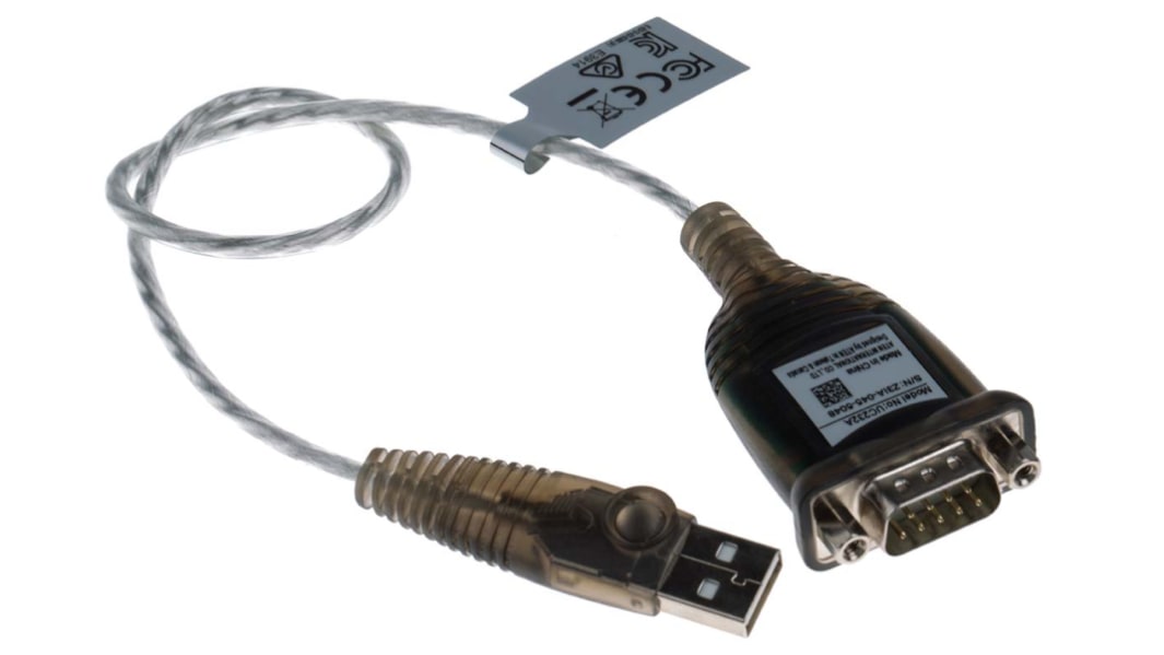 Mitsubishi Electric Konverterkabel, USB A, Sub-D 9-polig, Stecker, Stecker