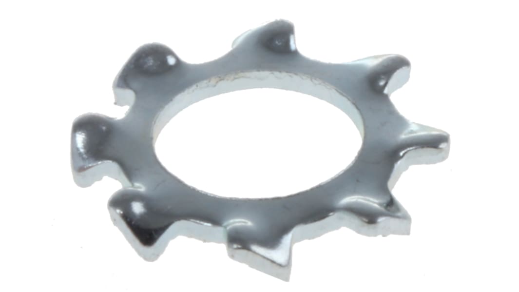 Rondelle grower RS PRO pour vis M5, Acier Galvanisé brillant