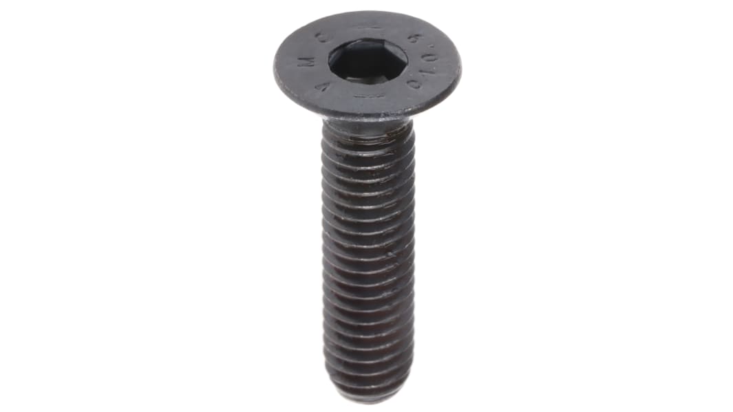 Vis à six pans creux, M6 x 25mm, tête Vis fraisée à tête creuse hexagonale, en Acier