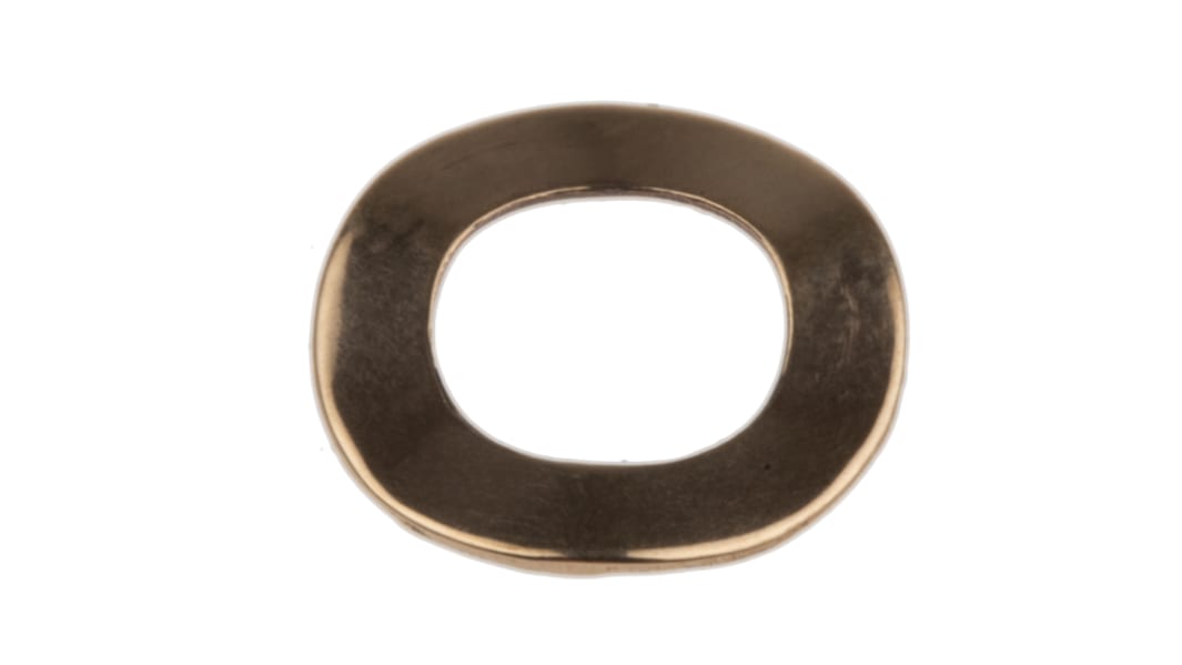 Copper Crinkle Locking & Anti-Vibration Washer, M5, BS 4463