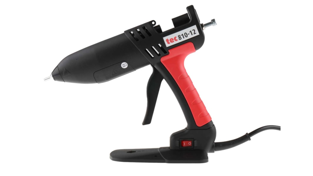 Power Adhesives Tec810 Corded Glue Gun, 250W, 12mm, UK Plug