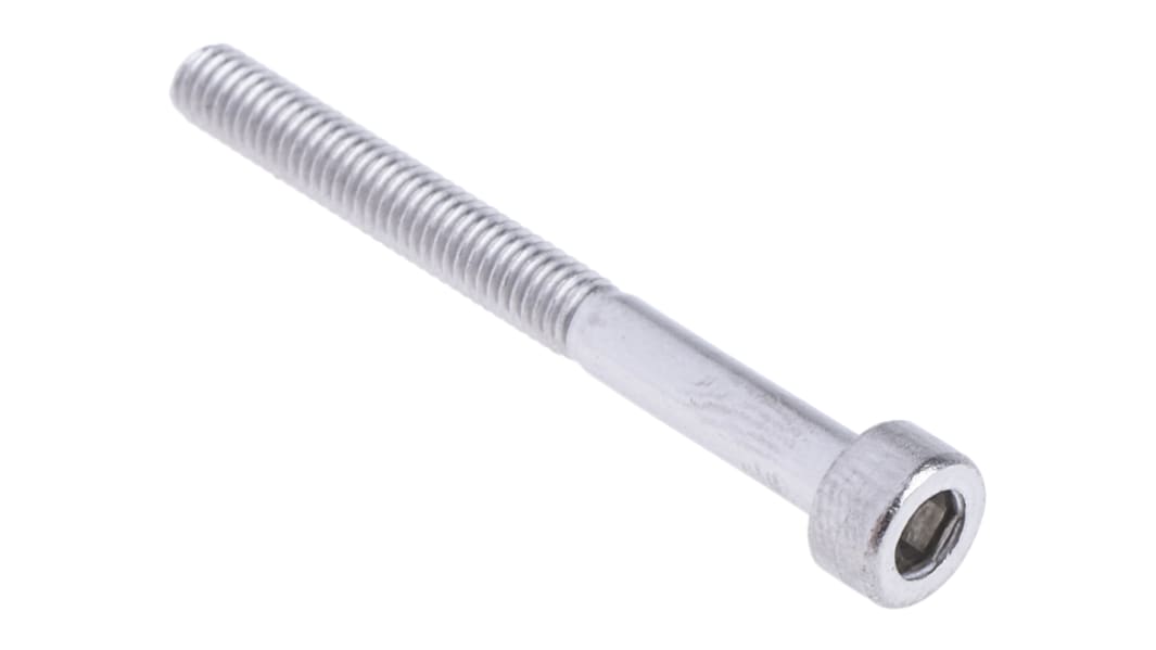 RS PRO M3 x 30mm Hex Socket Cap Screw Stainless Steel