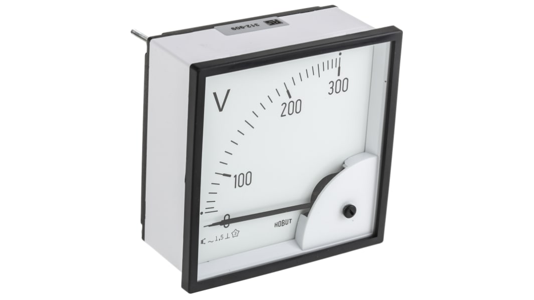 HOBUT Analogue Voltmeter AC, 92 x 92 mm