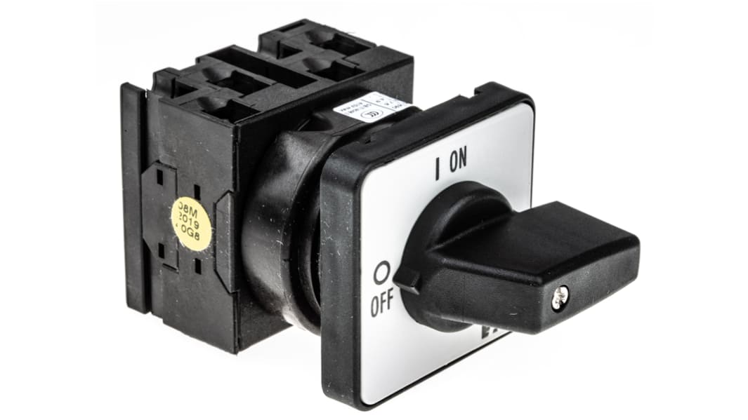 Eaton T0 Nockenschalter, 3-polig / 20A, 690V ac, 2-Stufen Schraub, 90°-Wurfwinkel