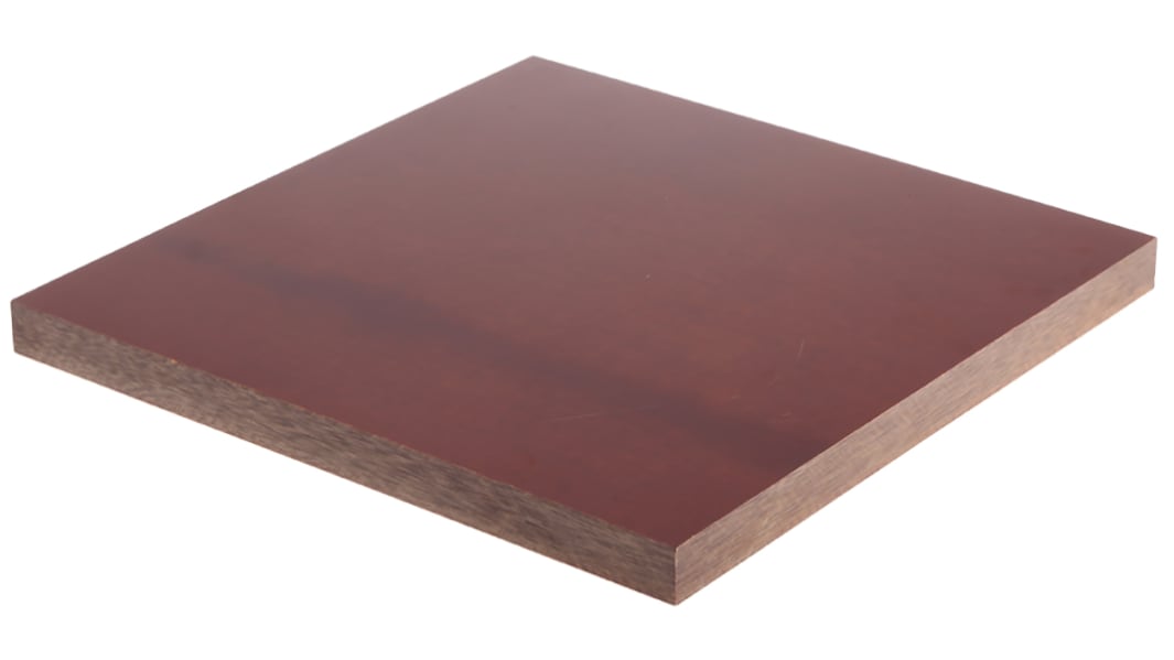 Plaque SRBF Tufnol Marron, 285mm x 285mm x 20mm