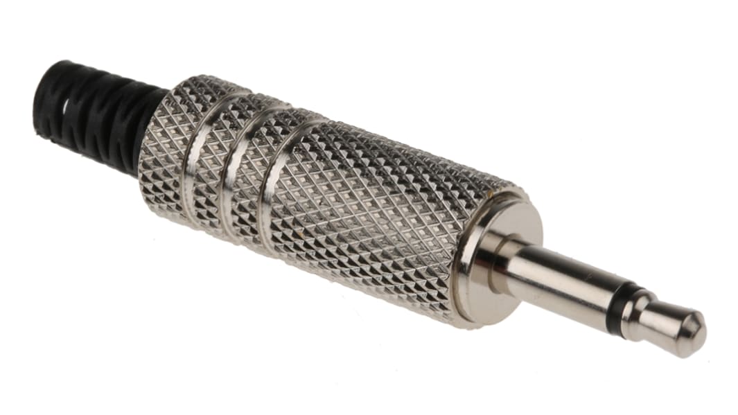 RS PRO Jack Connector 3.5 mm Cable Mount Mono Plug