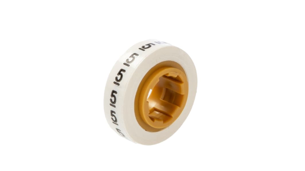 3M SDR Adhesive Cable Markers, Pre-printed "5", SDR 5-89205
