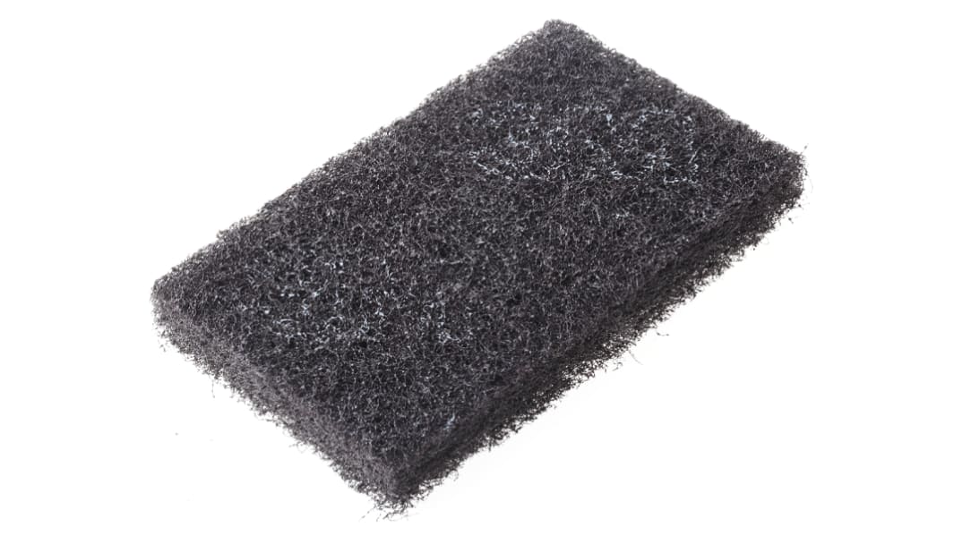 3M Black Scourer 158mm x 95mm x , for Industrial Cleaning Use