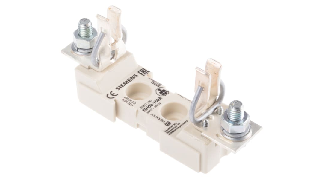 Portafusibles para montaje en carril Siemens 160A para 00 1P Polos 690V ac