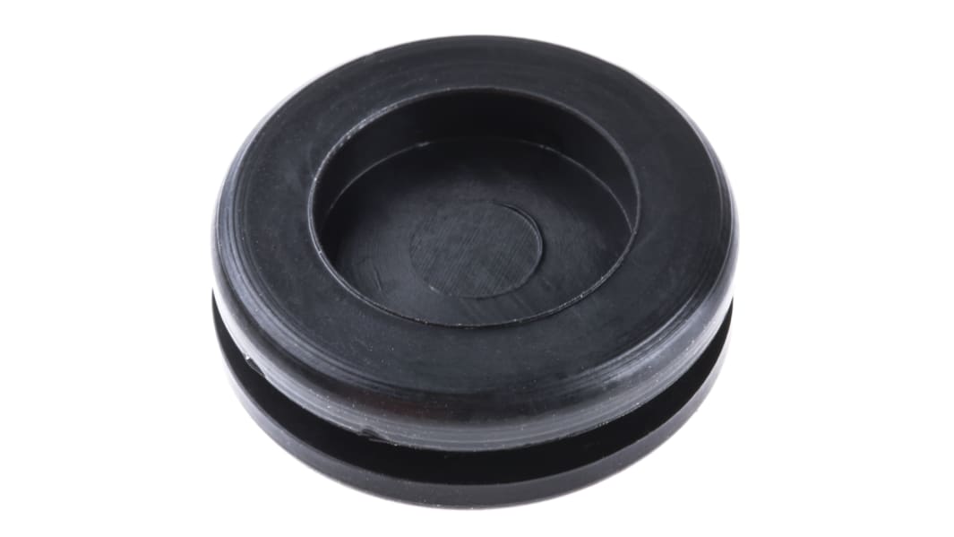 Essentra DG Black PVC 19mm Cable Grommet for Maximum of 15.5mm Cable Dia. DG-10134