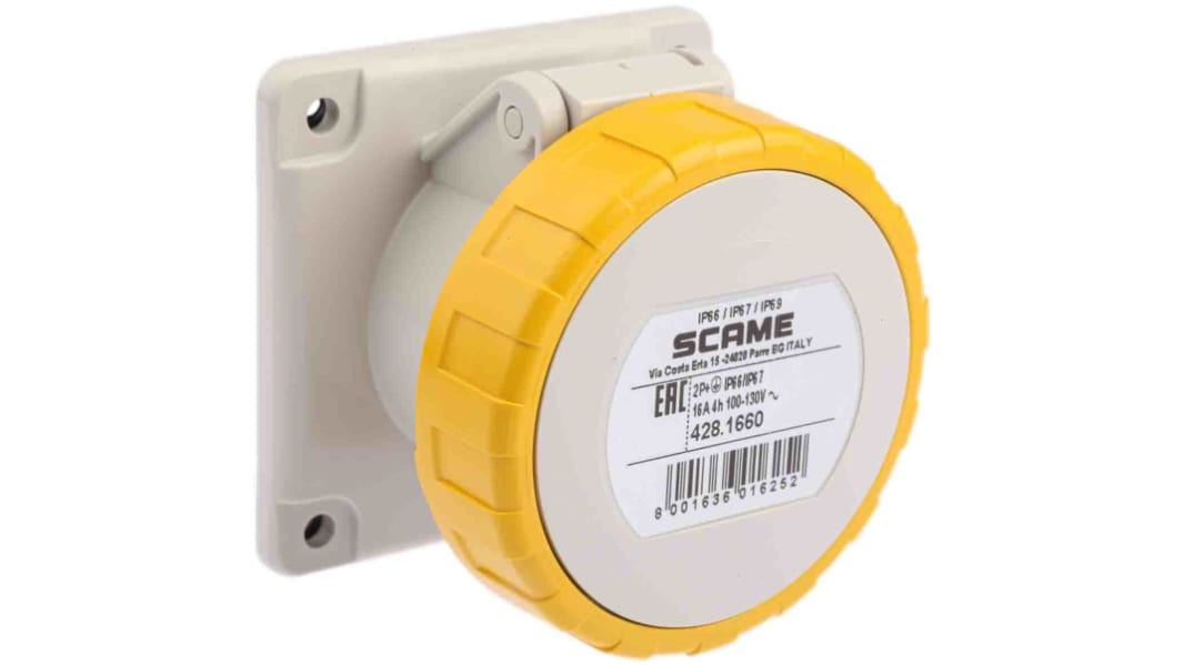 Presa industriale Scame, Plastica, 100 → 130V