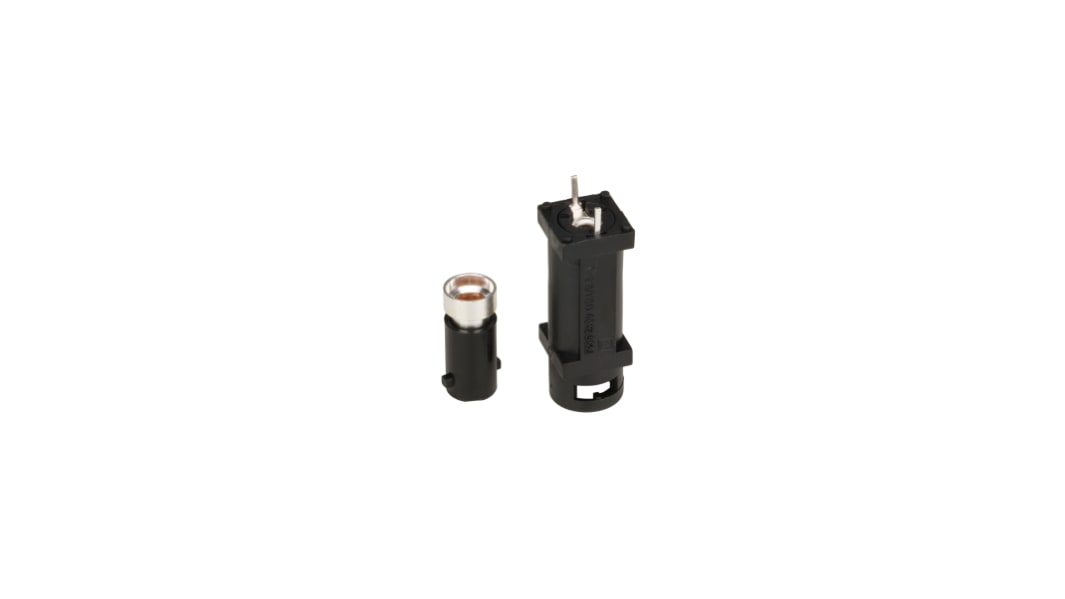 Bulgin 10A PCB Mount Fuse Holder for 5 x 20mm Fuse, 1P, 250V ac