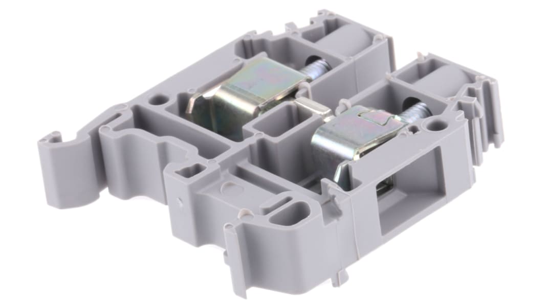 Entrelec SNA Reihenklemmenblock Einfach Grau, 10mm², 1 kV ac / 57A, Schraubanschluss