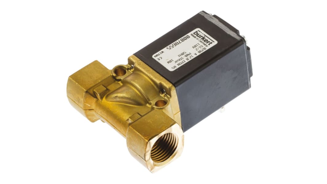 Elettrovalvola NC Burkert, 16 bar max, 2 porte , 110 V c.a., 1/2poll