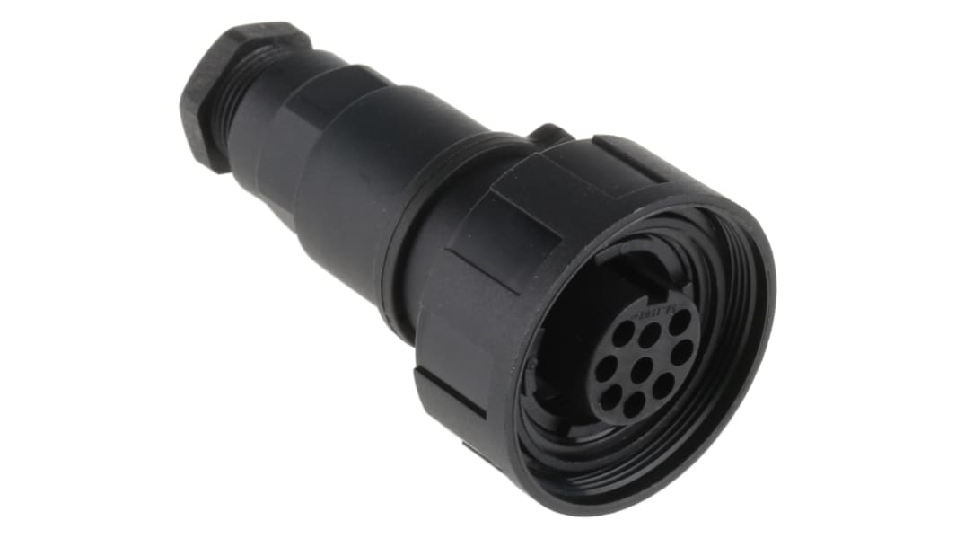 Bulgin Circular Connector, 9 Contacts, Cable Mount, Socket, Female, IP68, Standard Buccaneer Series