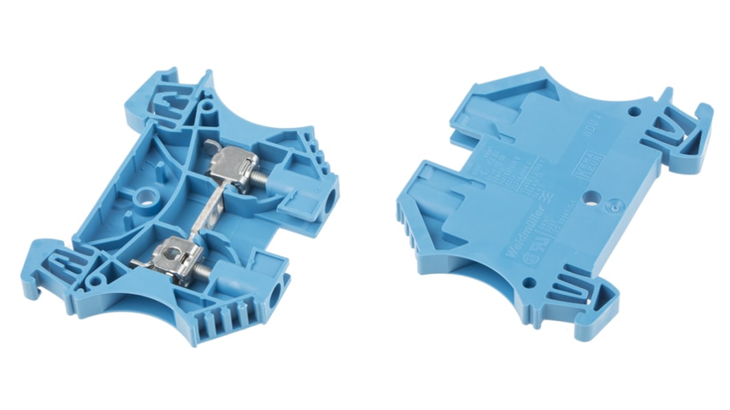 Weidmuller WDU 接続式端子台, 26 → 10AWG, 41A 800 V, スクリュー
