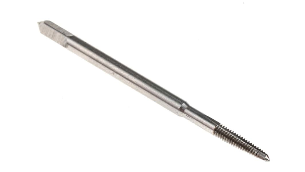 RS PRO Threading Tap, M2 Thread, 0.4mm Pitch, Metric Standard, Manual or machine tap