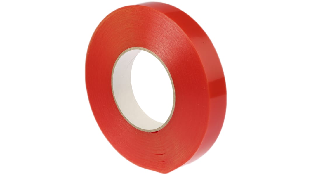Hi-Bond HB397F Transparent Dobbeltsidet polyestertape., PET, Tykkelse: 0.23mm, Bredde: 25mm, 50m