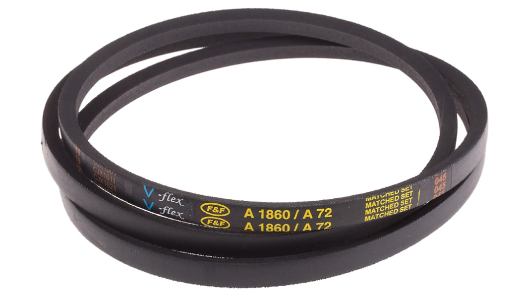 RS PRO プーリー ベルト, Aベルト部, 幅 13mm, 長さ 1820mm