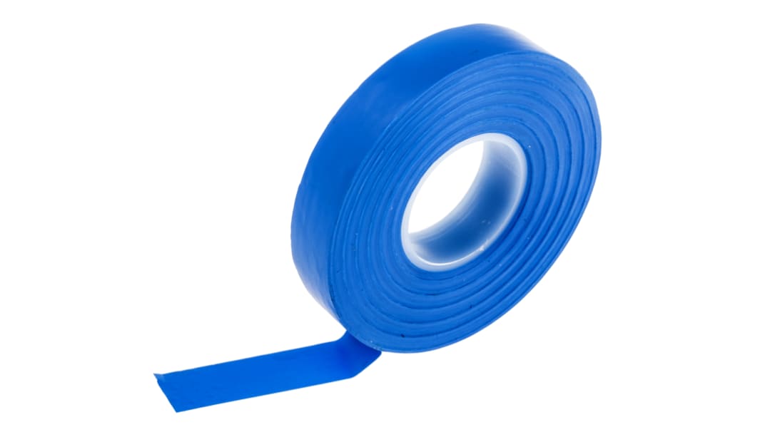 Advance Tapes AT7 Blue PVC Electrical Tape, 12mm x 20m