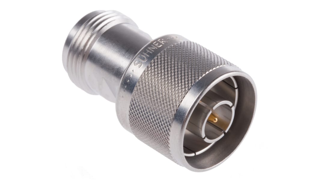 Huber+Suhner HF Adapter, N - N, 50Ω, Male - Weiblich, Gerade, 11GHz Normal