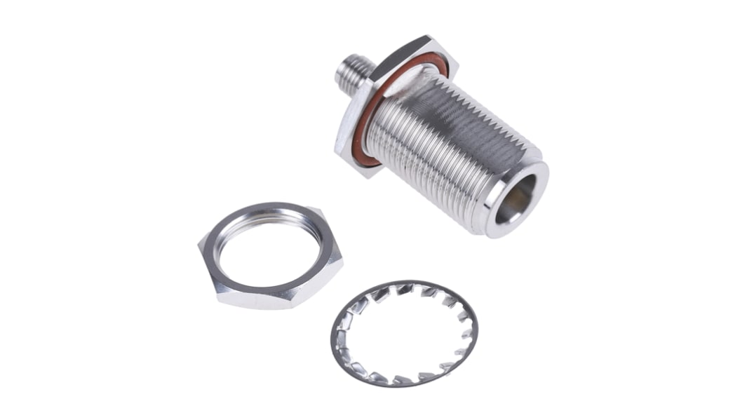 Huber+Suhner Straight 50Ω RF Adapter N Socket to SMA Socket 18GHz