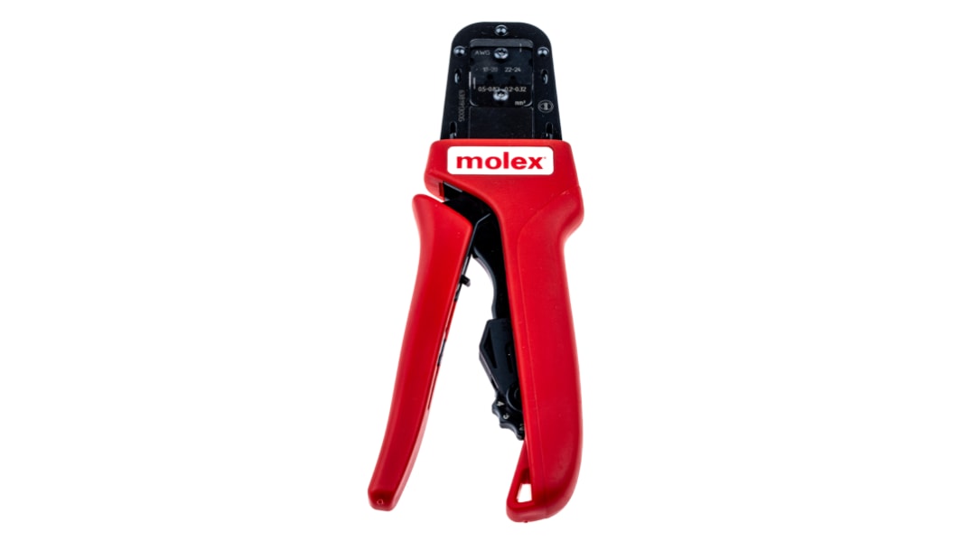 Molex 207129 Hand Crimpzange / 24 → 18AWG für 1,57mm Crimpkontakte